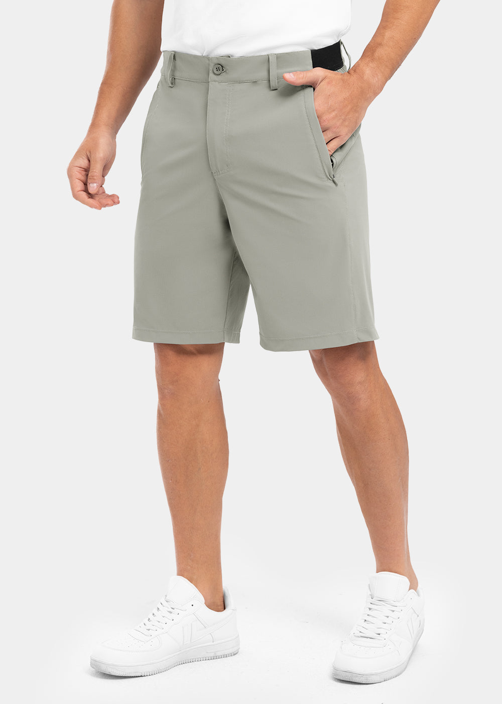 Khaled | Elastic Waist Chino Shorts