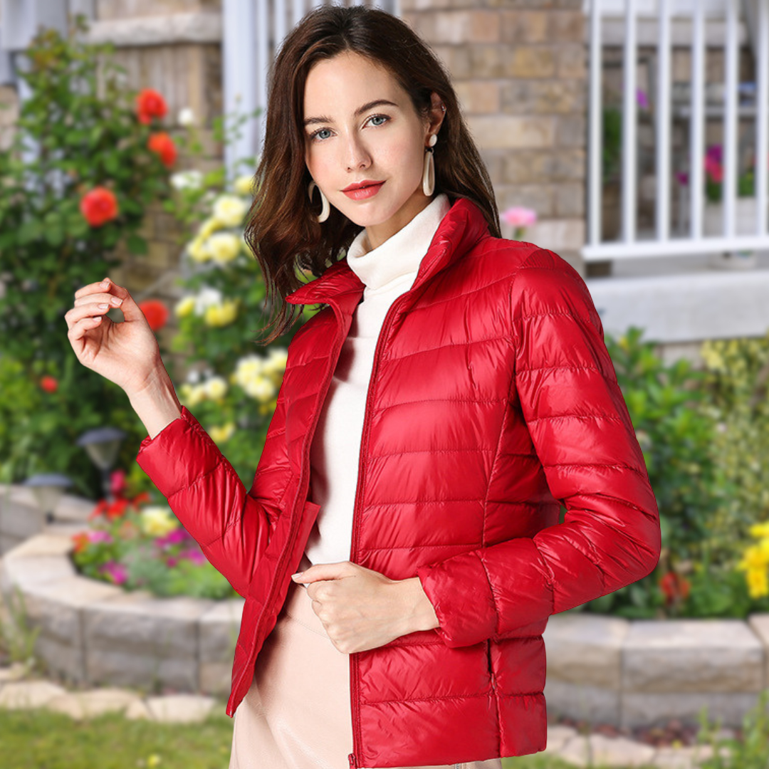 Isla | Lightweight Quilted Zip Puffer Jacket
