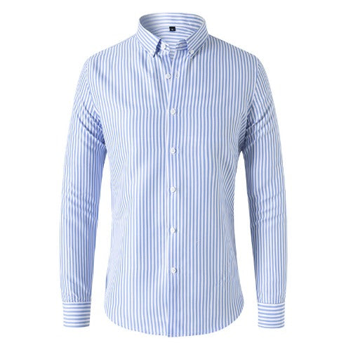 Mormon | Striped Long Sleeve Mens Shirt