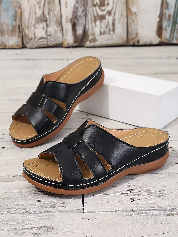 Ismera | Open Toe Slip-On Comfort Sandals