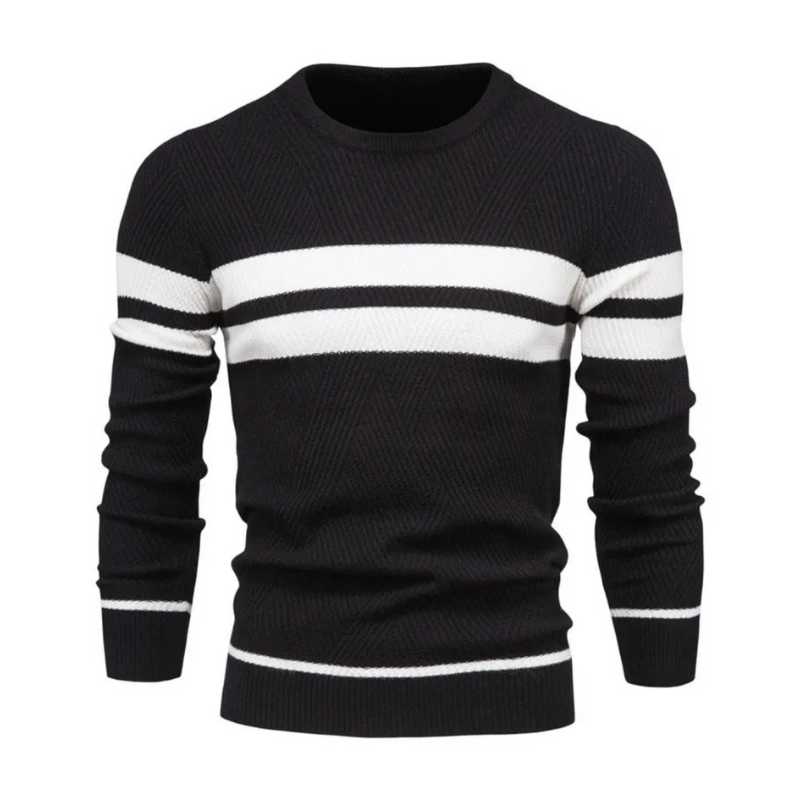 Arminas | Sweater with Long Sleeves and Striped Pattern