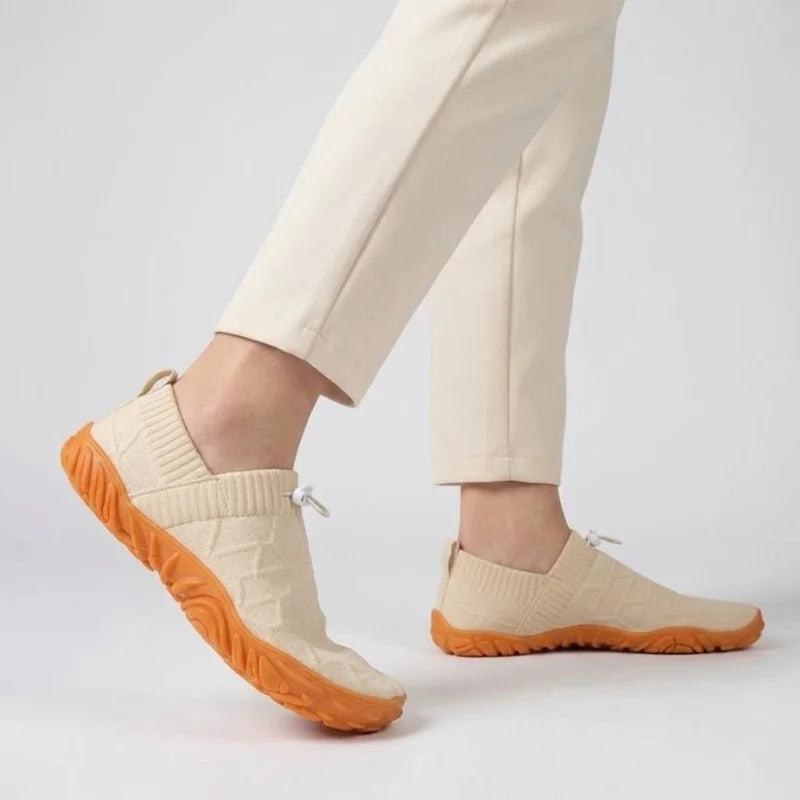 Jessie | Knit Slip-On Trainers with Drawstring Closure
