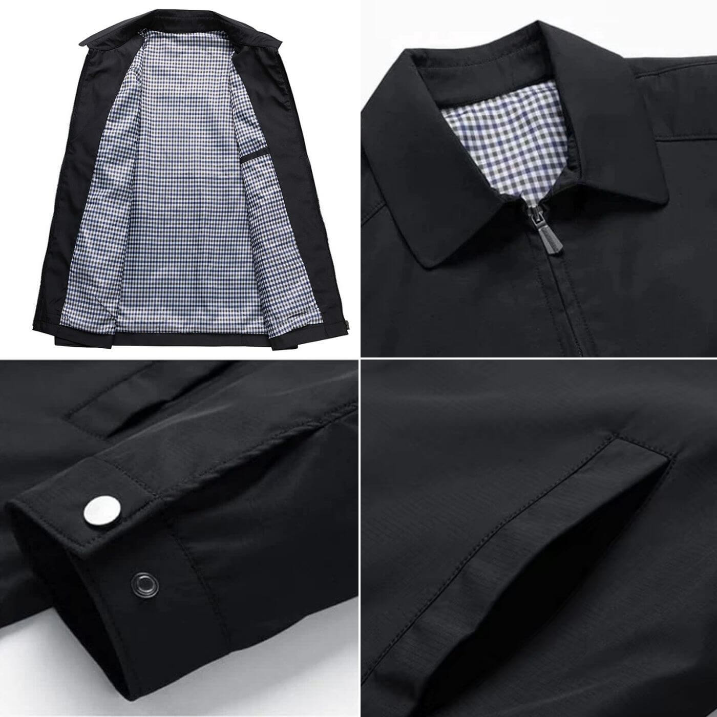Higinio | Zip Front Long Sleeve Jacket