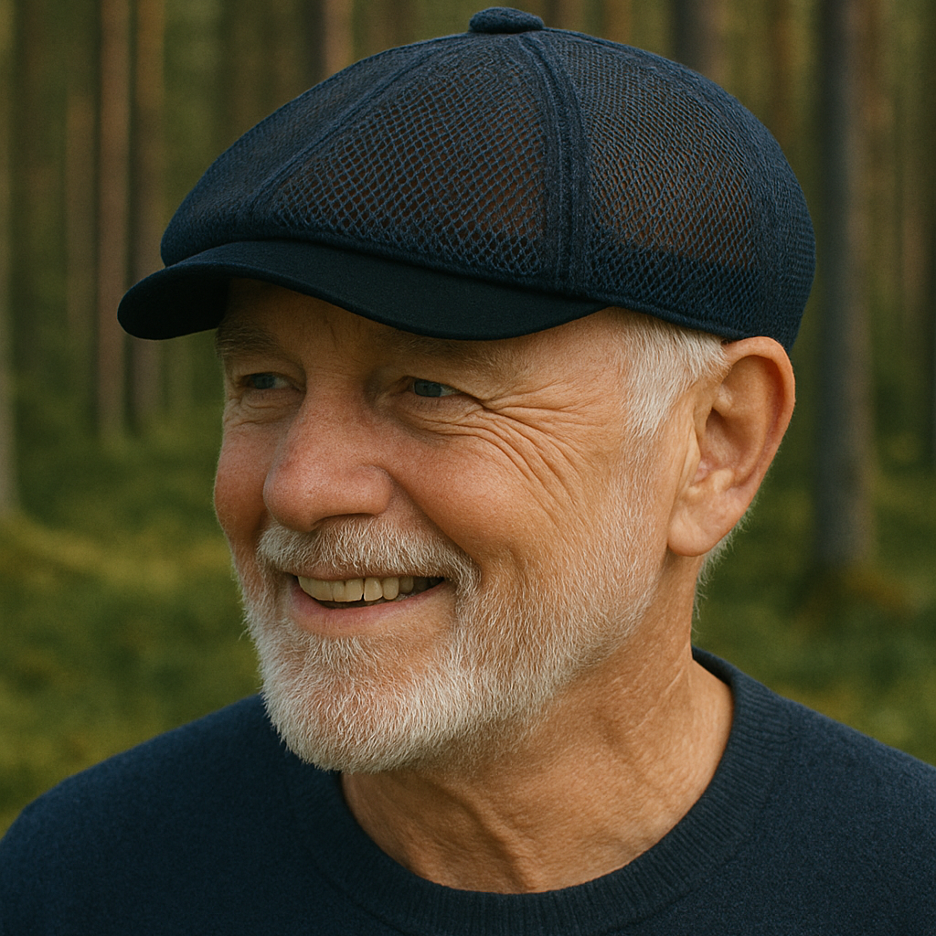 Zophiel | Light Grey Mesh Flat Cap