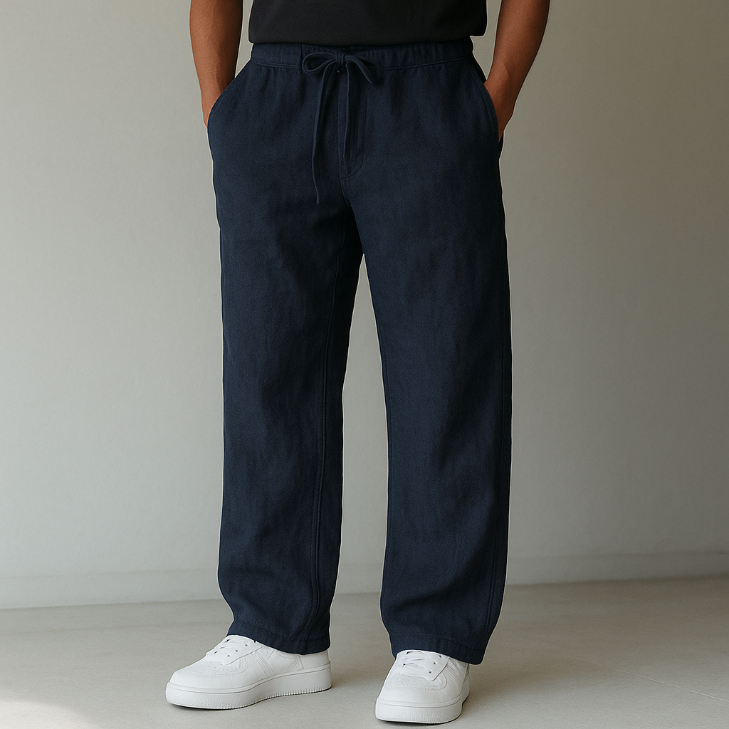 Carrol | Wide Leg Linen Trousers
