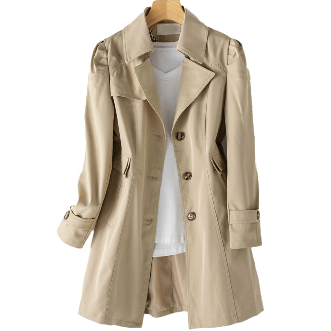 Danny | Trench Coat with Notched Lapels and Buttoned Cuffs