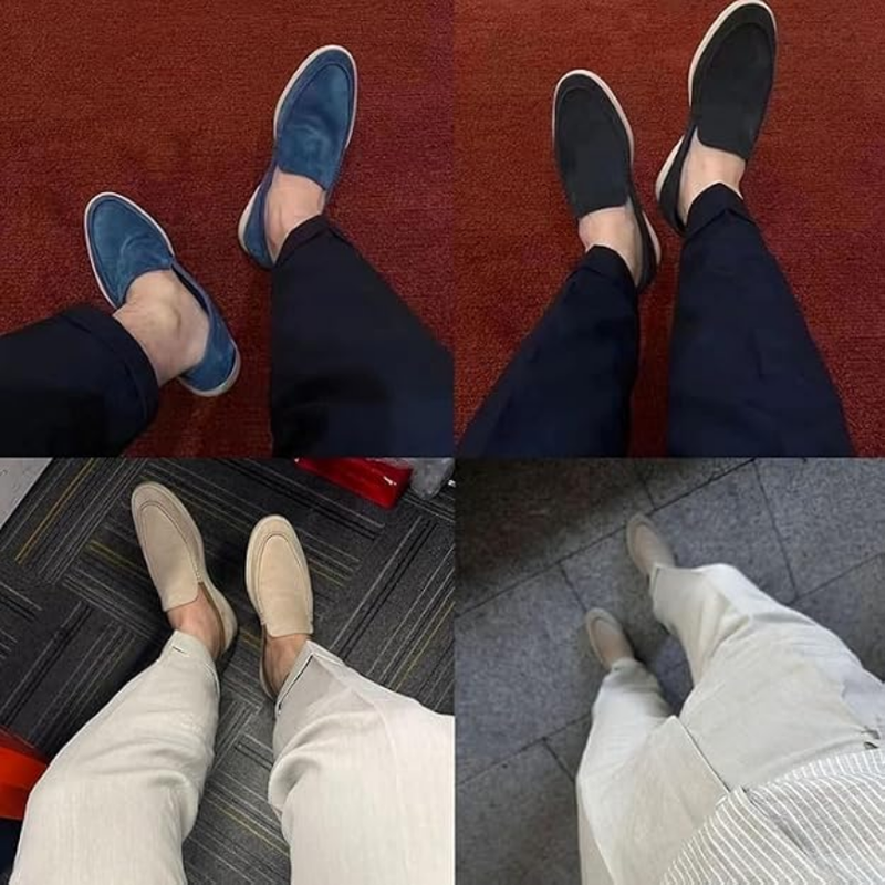 Marcel | Loafers Slip-On Moc Toe Suede-Style