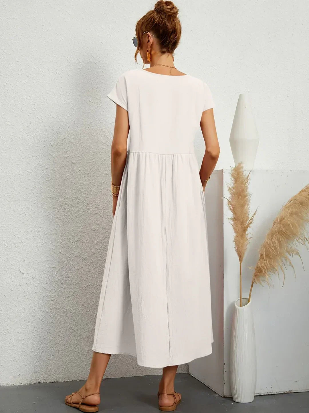 Cintia | Pocket Midi Summer Dress