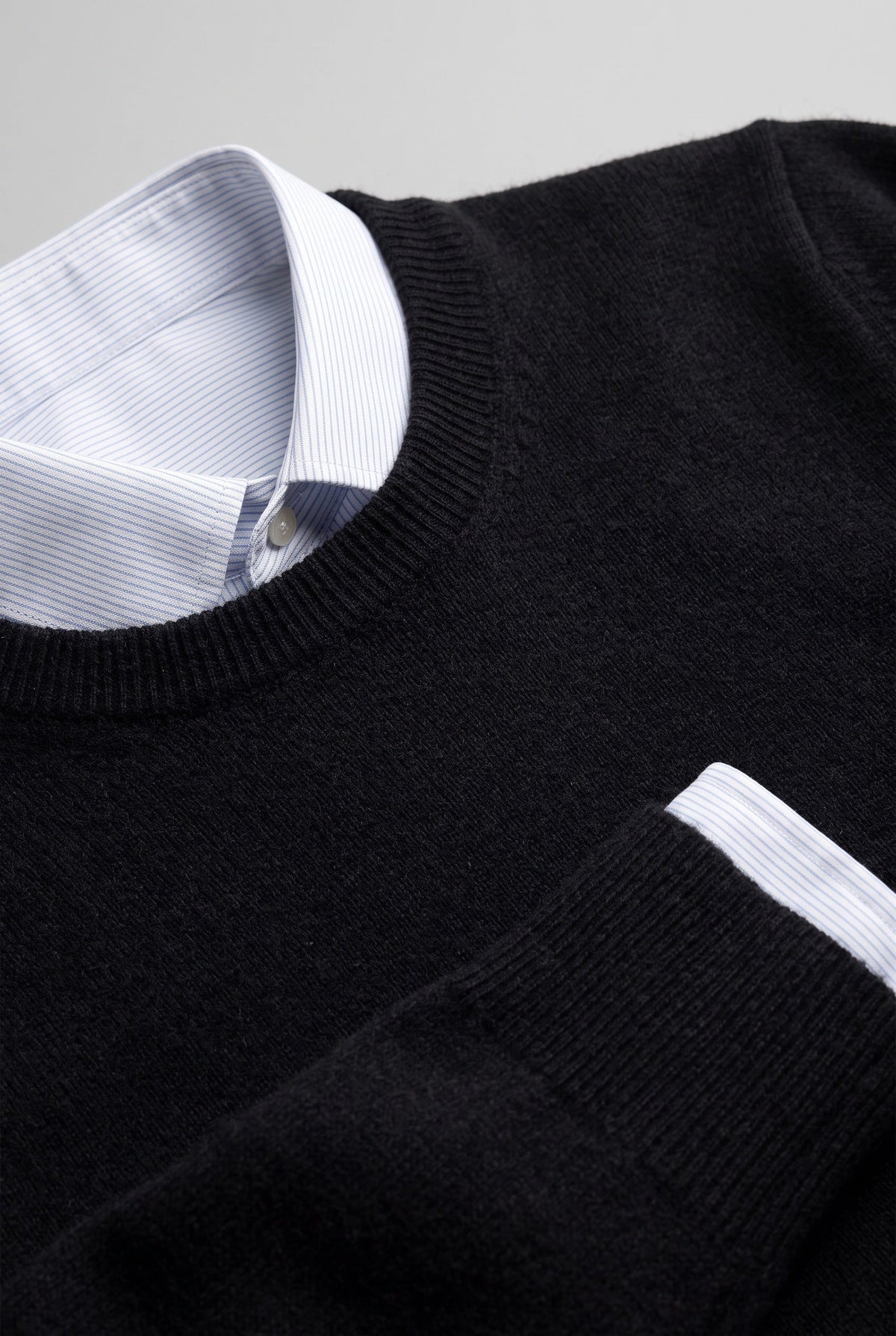 Aloys | Fine Knit Jumper with Ribbed Trim