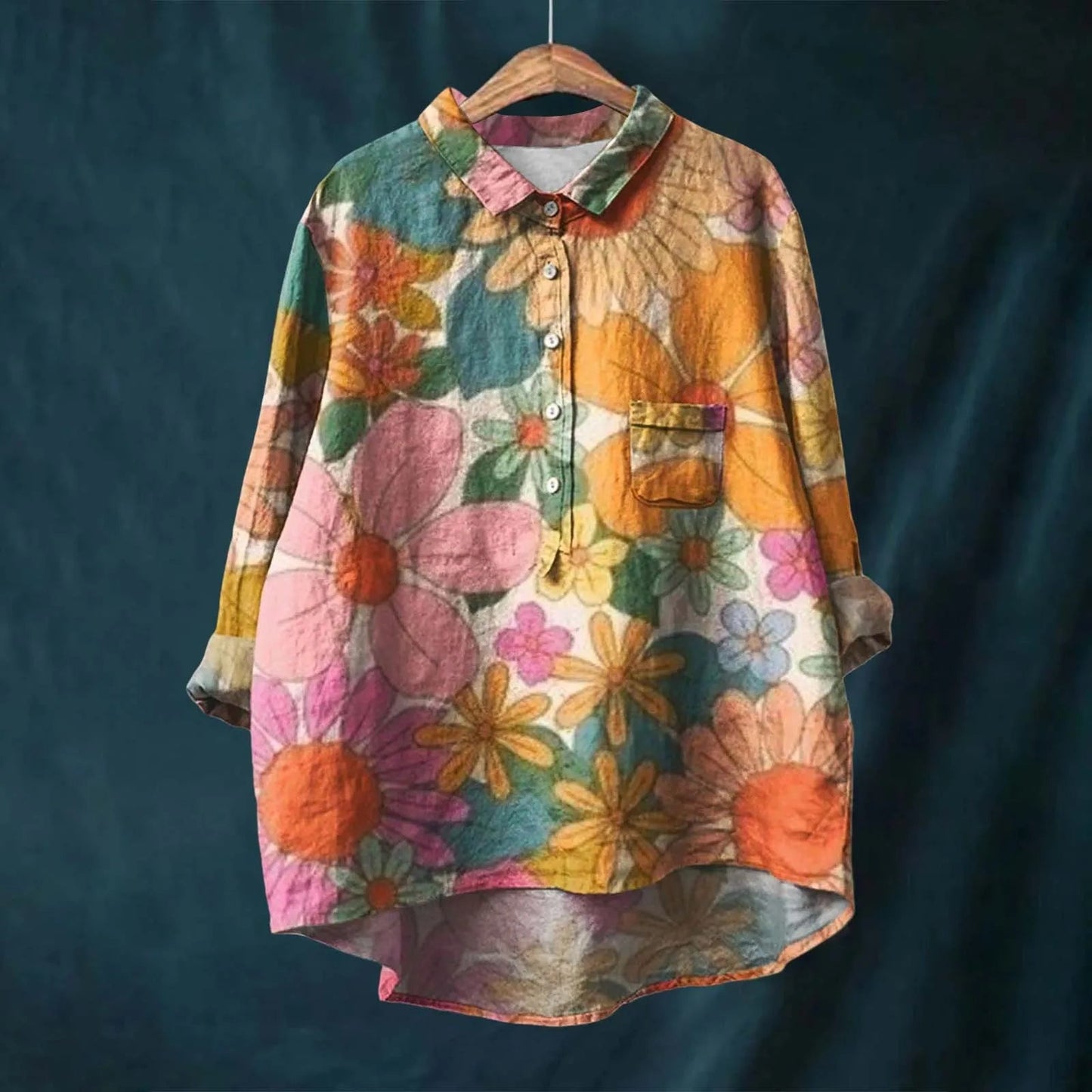 Lucero | Printed Long Sleeve Button Shirt