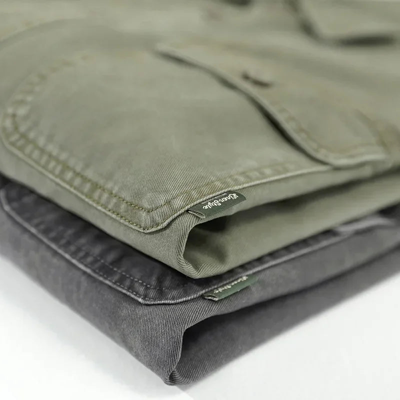 Cameron | Denim Jacket Long Sleeve Utility Style