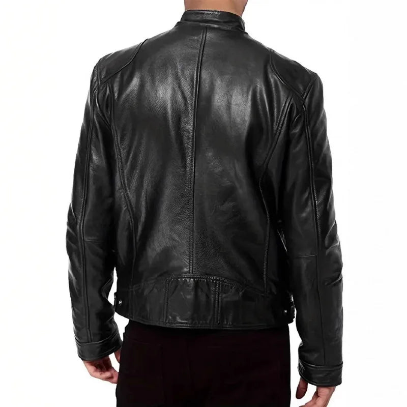 Daouda - Zip Front Biker Jacket