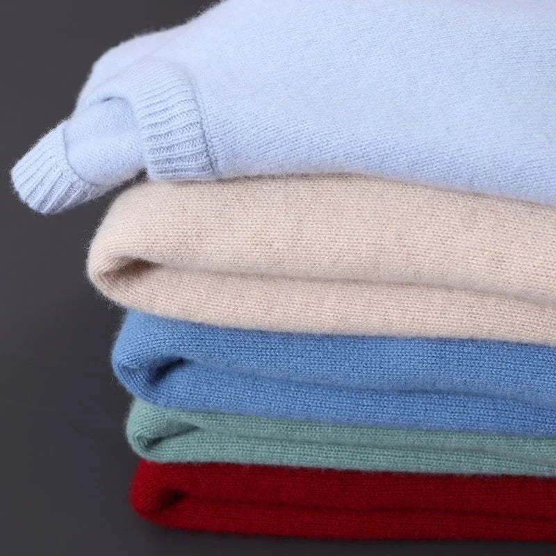 Liam | Round Neck Long Sleeve Knitted Jumper