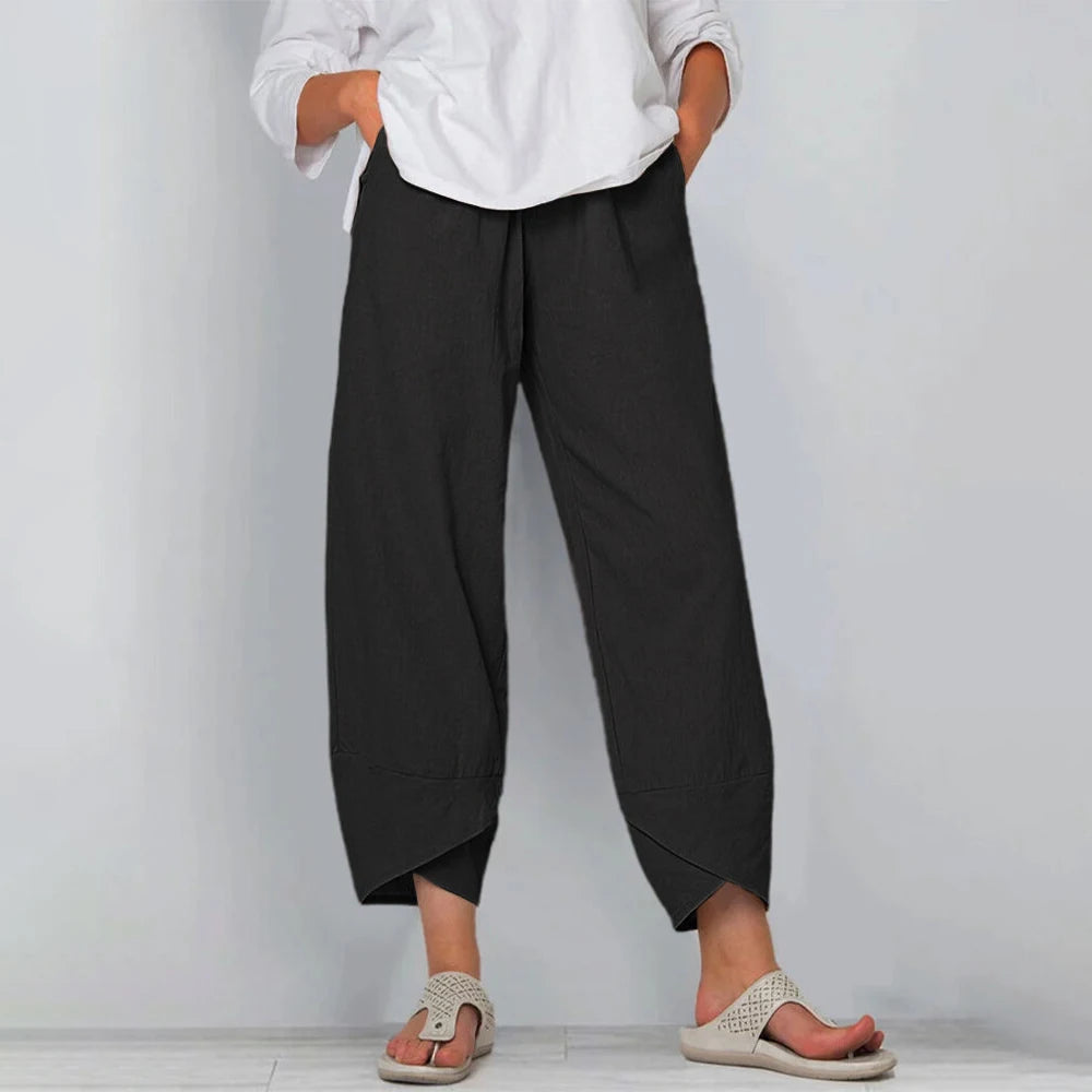 Matylda | Wide Leg Cropped Trousers