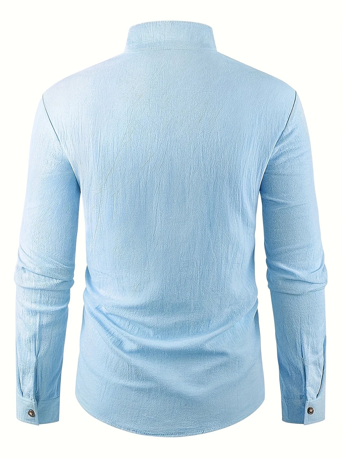 Shayne | Stand Collar Button Front Shirt