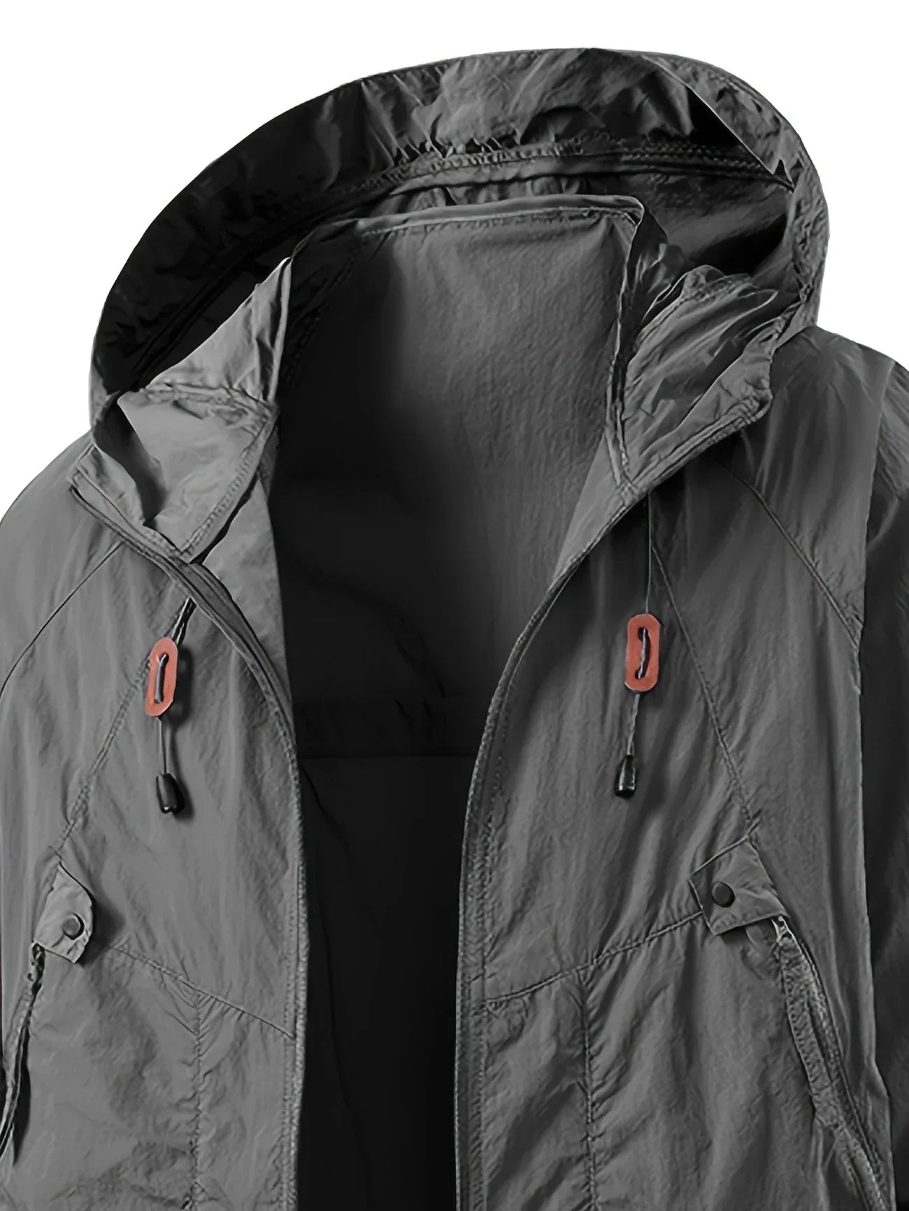 Vrenda | Hooded Lightweight Zip Front Jacket