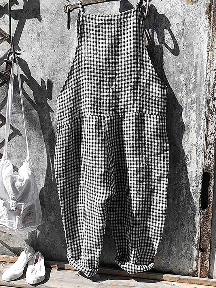 Keeley | Striped Pocket Bib Overall Jumpsuit