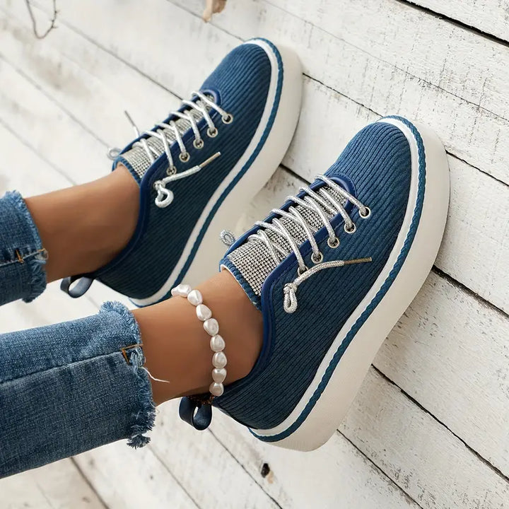 Isidora | Breathable Lace-Up Casual Trainers