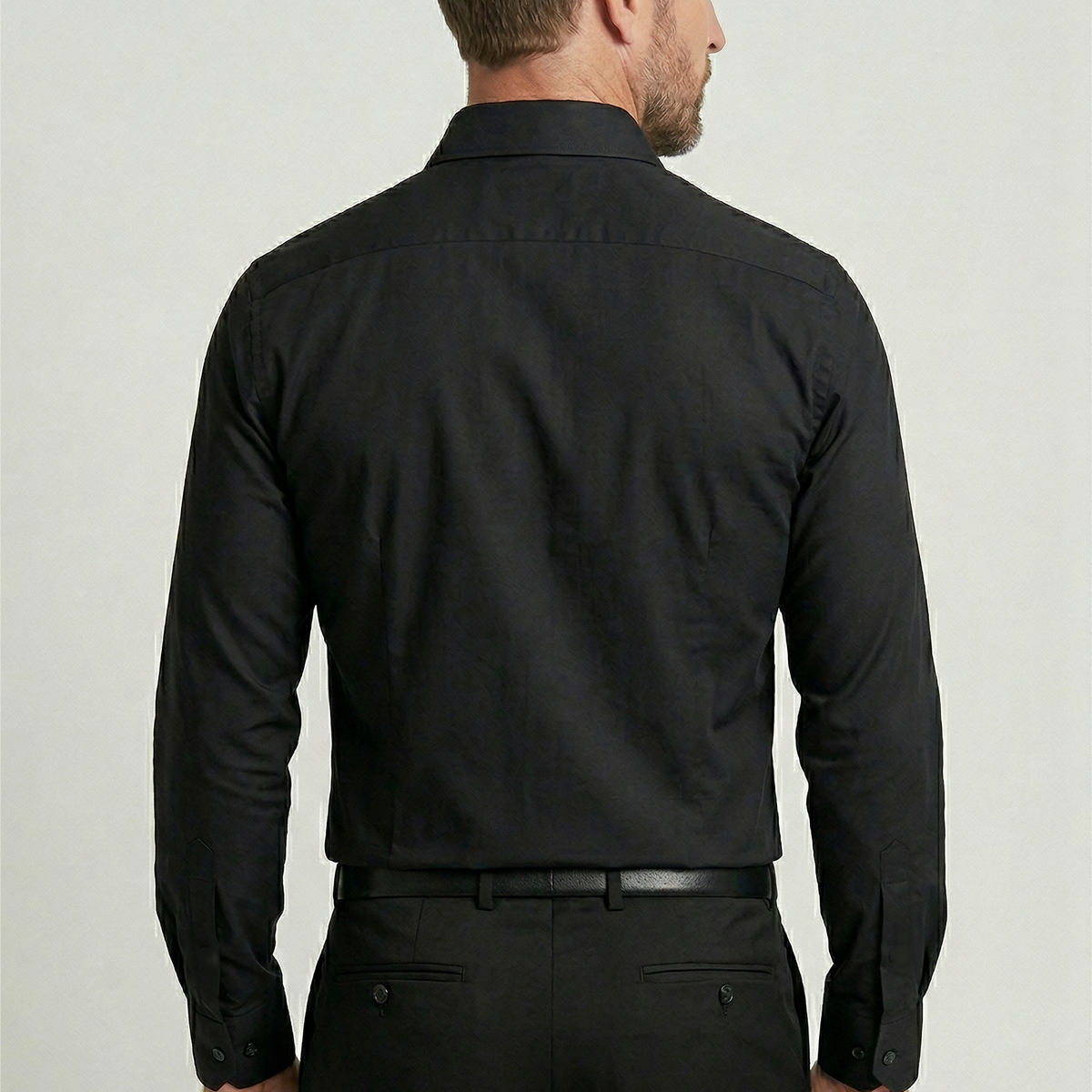Braulio | Long Sleeve Fitted Shirt with Pointed Collar