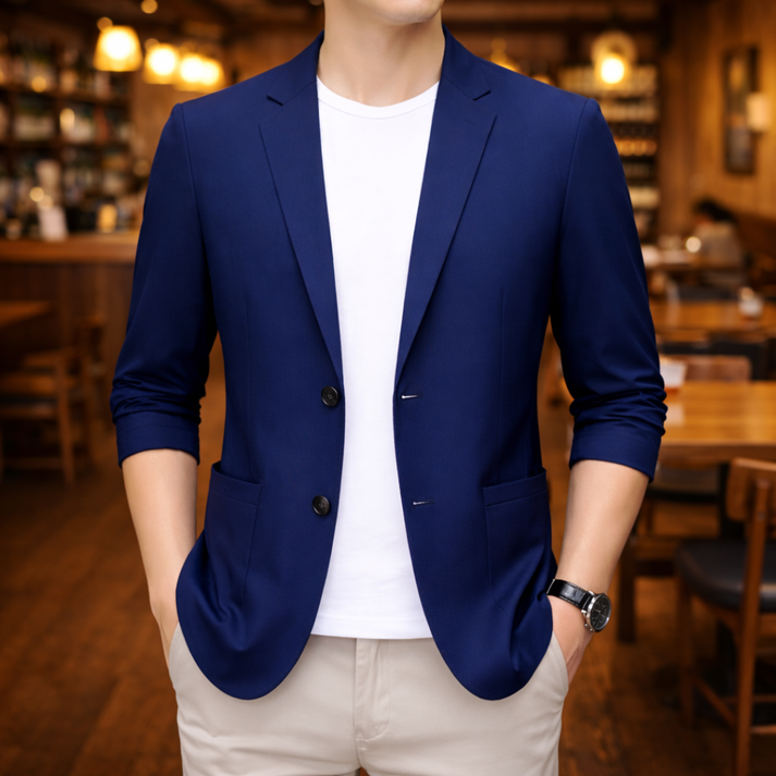 Danson | Single-Breasted Casual Tailored Blazer