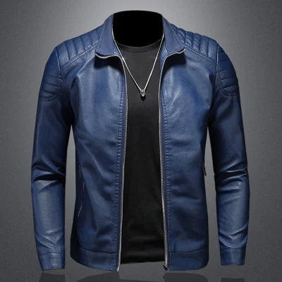Dwardu | Zip Front Biker Jacket