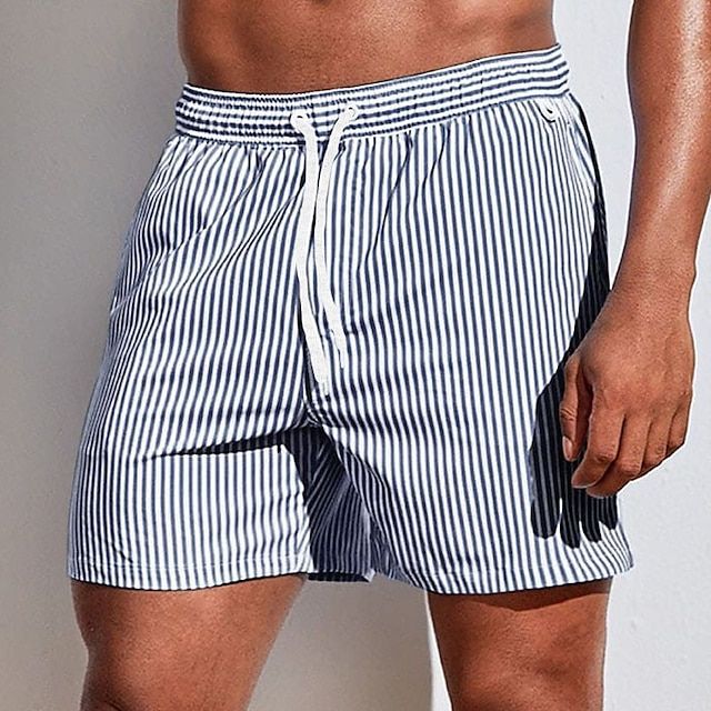 Hubart | Striped Drawstring Summer Shorts