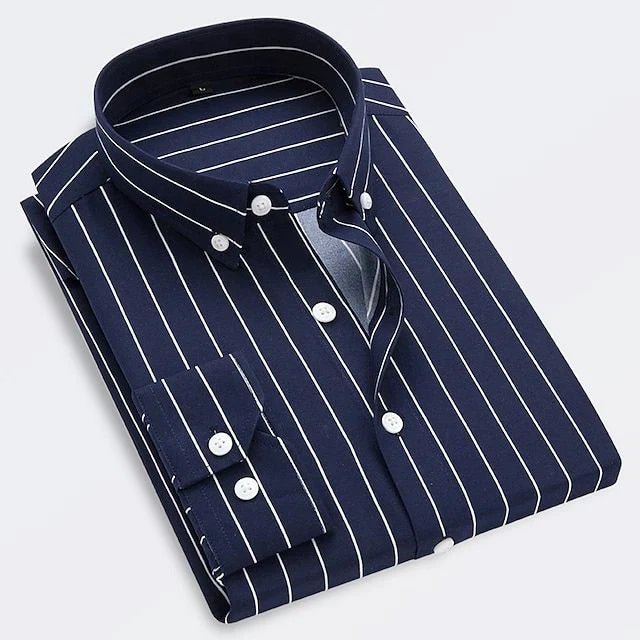 Jeroen | Striped Button Collar Shirt
