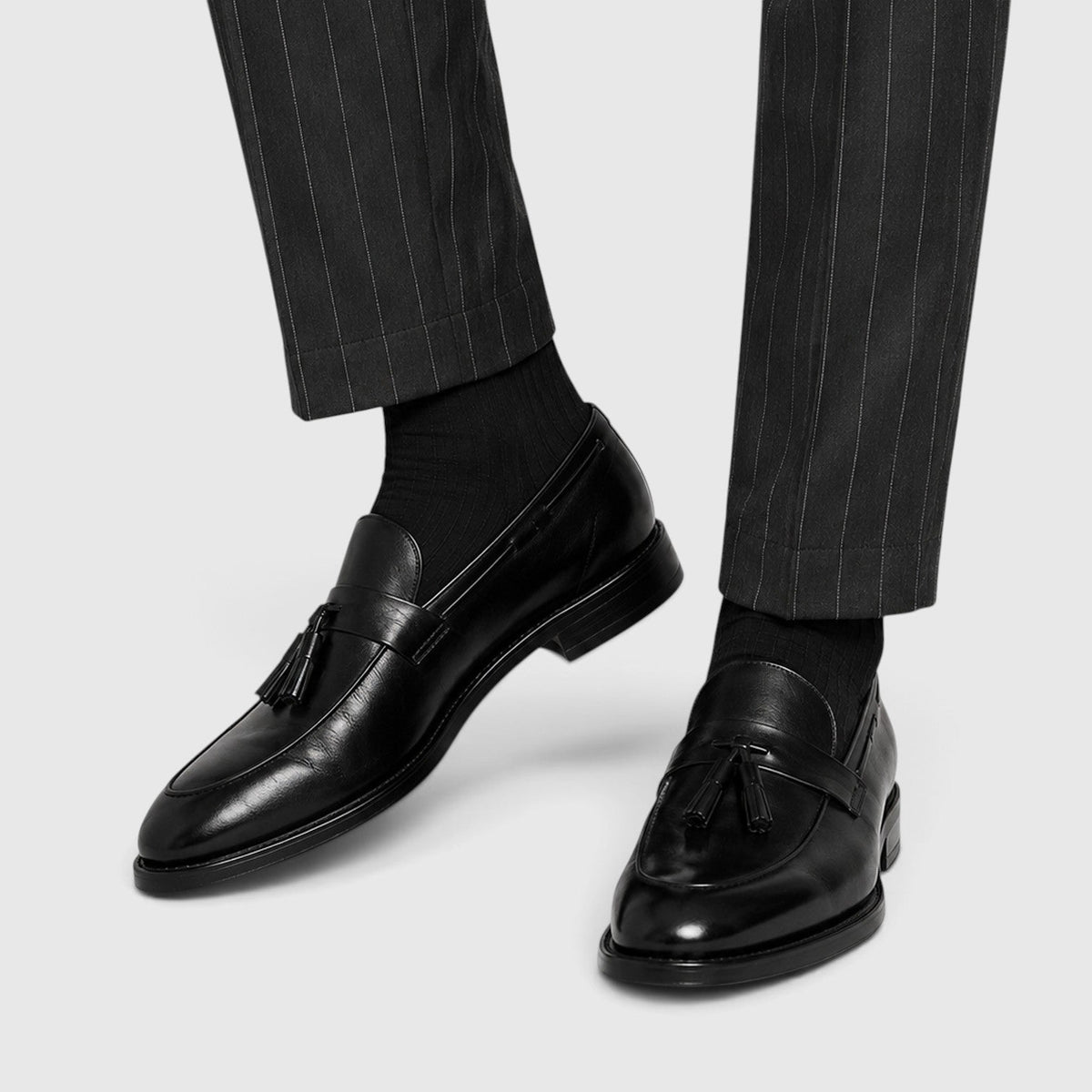 Tristan | Tassel Loafers with Smooth Uppers