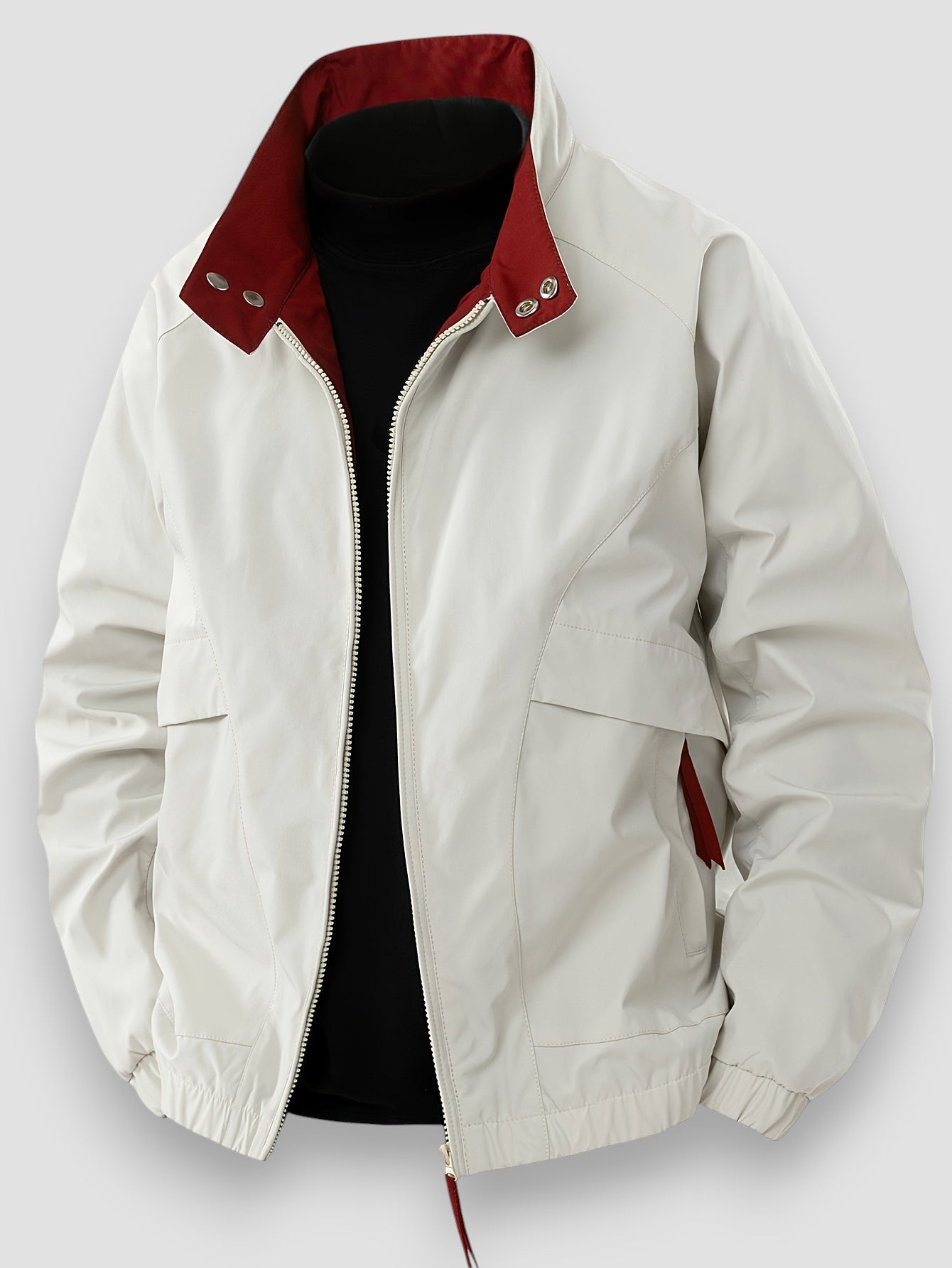 Mason | Zip-Up Long Sleeve Stand Collar Jacket