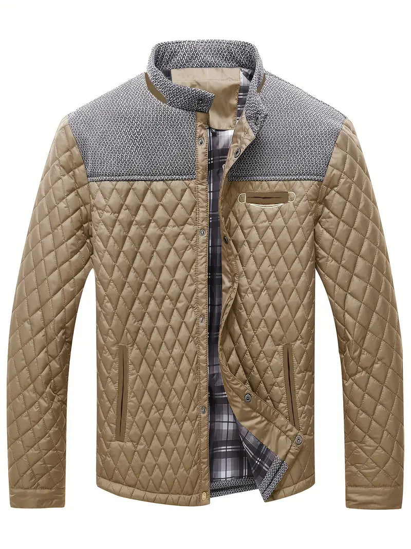 Proctor | Quilted Long Sleeve Stand Collar Jacket