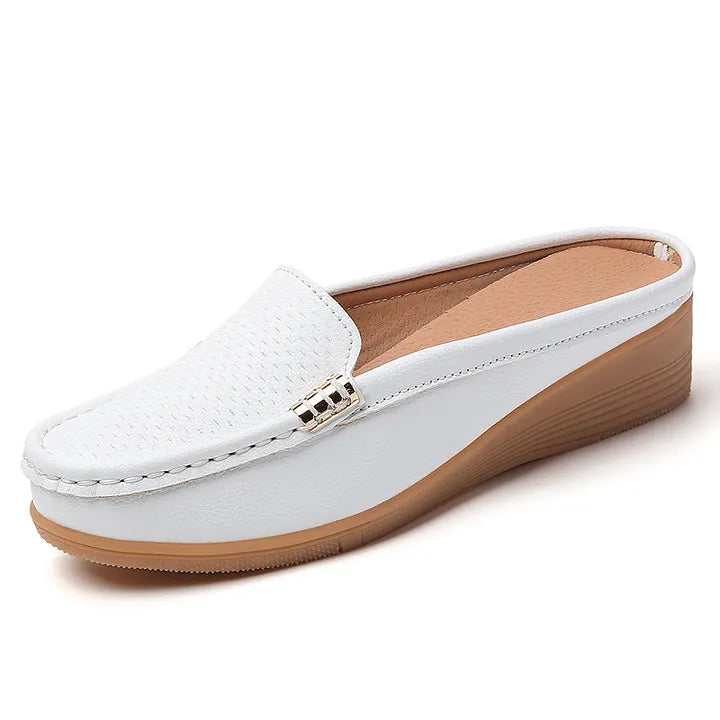 Morgani | Mule Loafers with Wedge Sole