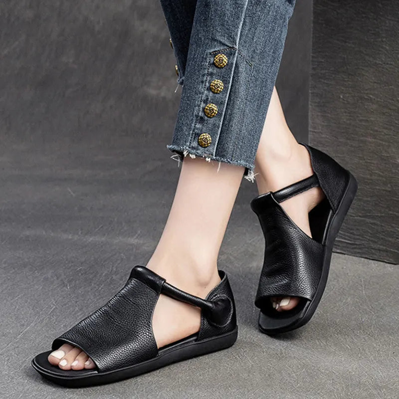 Shanera  | Soft Leather Comfort Walking Sandals