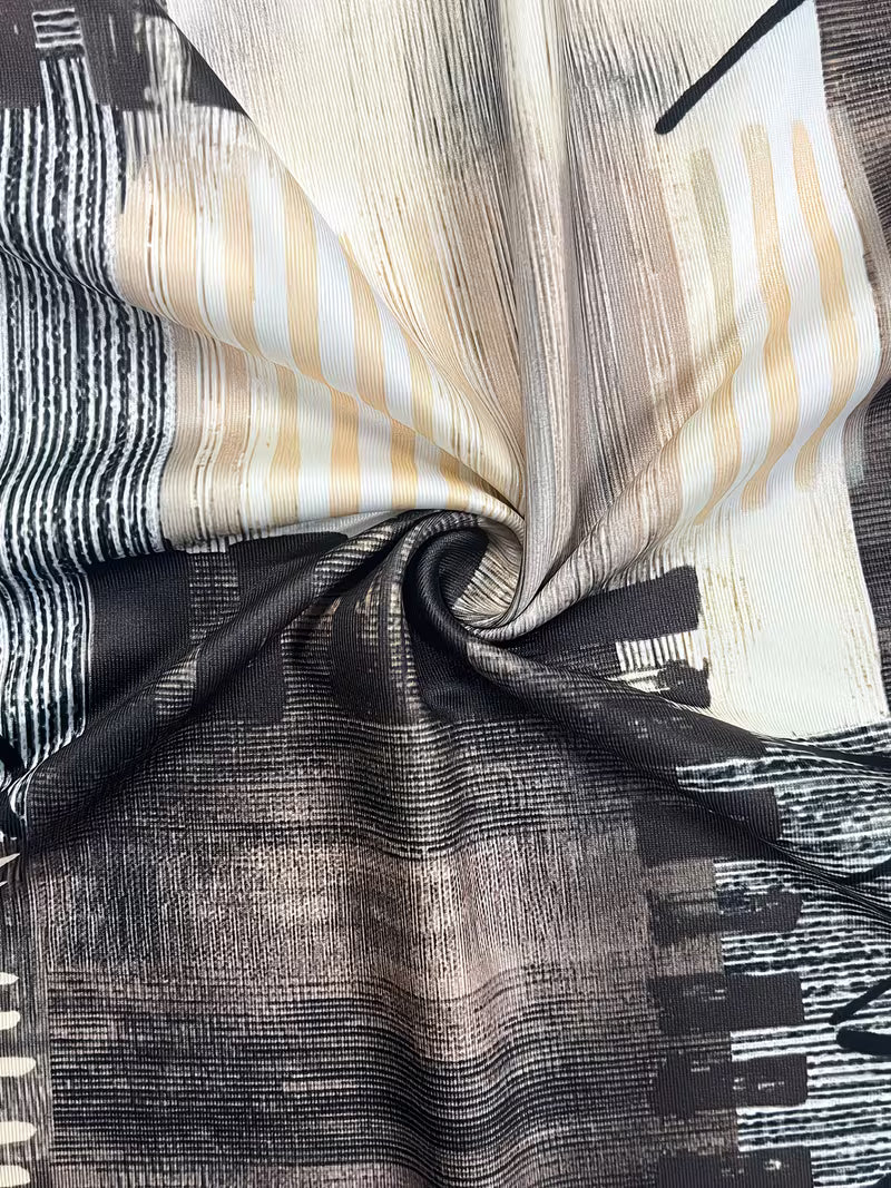 Brigitten | Abstract Print Sleeveless Maxi Dress