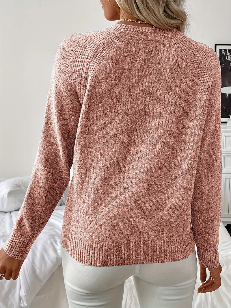 Pascuala | Pearl Detail Round Neck Knitted Sweater