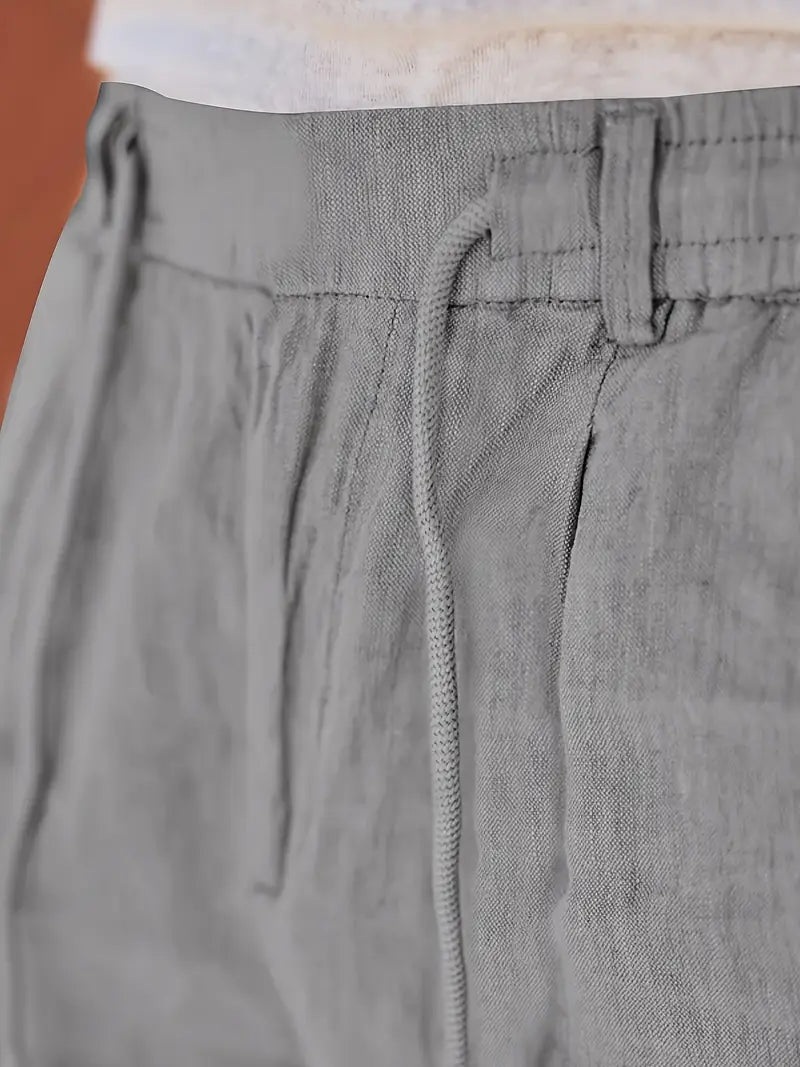 Nichols | Mens Linen Summer Trousers