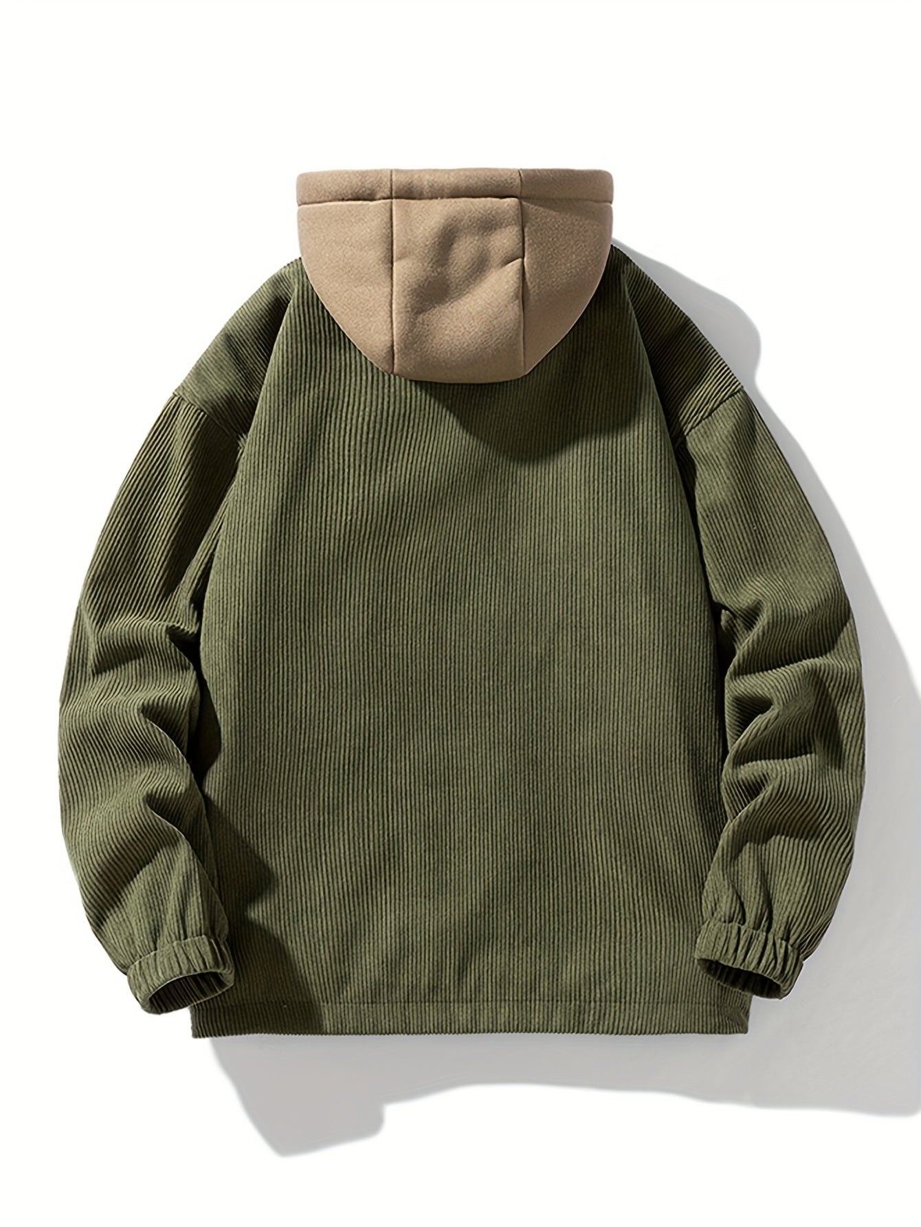 Jacques | Long Sleeve Hooded Corduroy Jacket