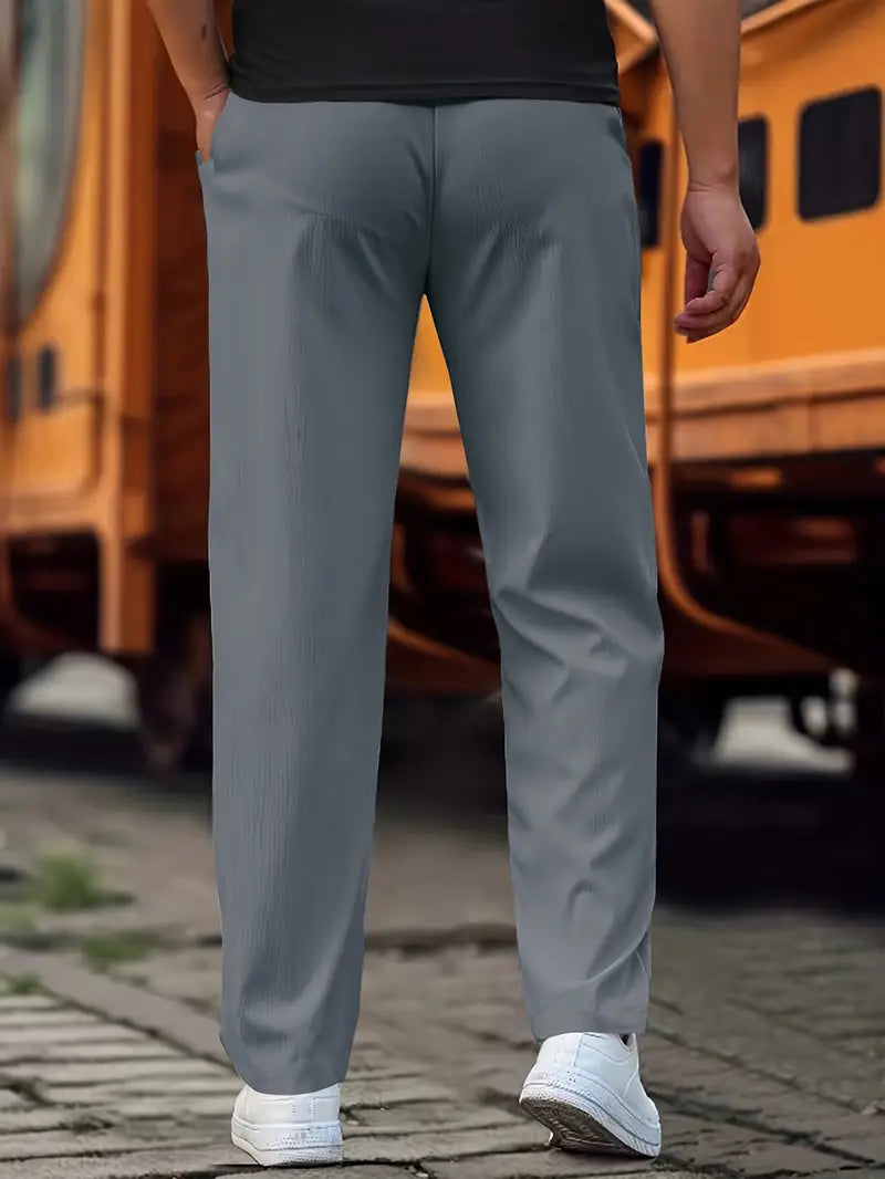 Travys | Straight Leg Drawstring Pocket Joggers