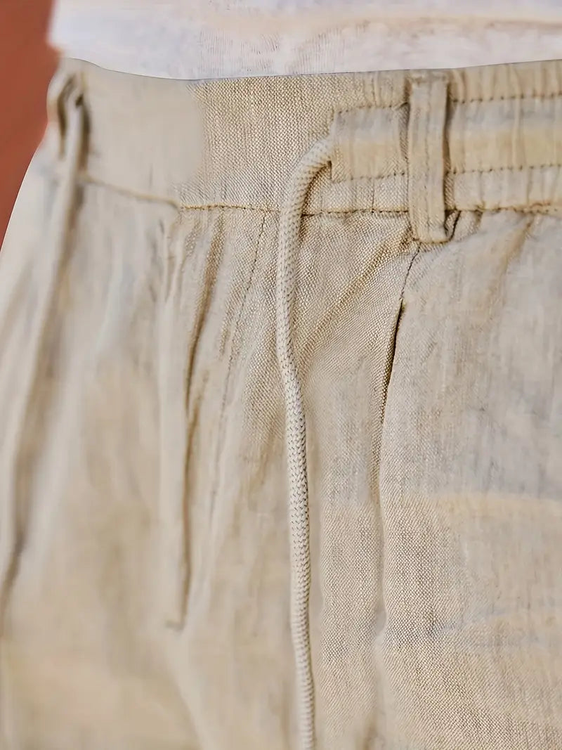 Nichols | Mens Linen Summer Trousers