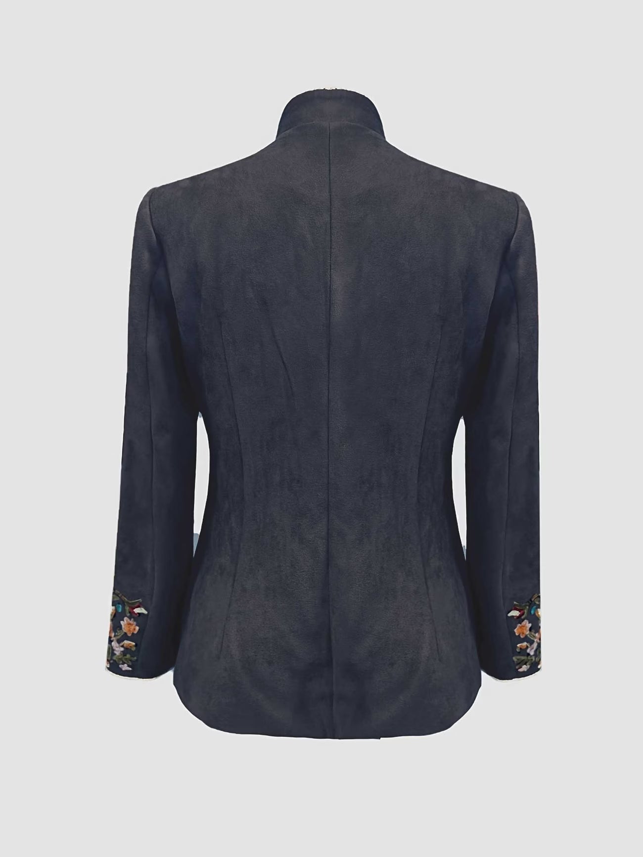 Anisaa | Embroidered Long Sleeve Stand Collar Jacket