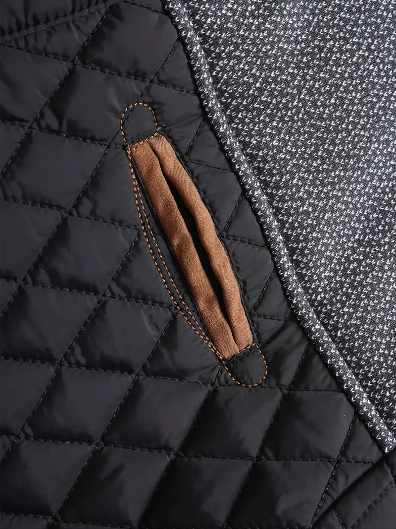 Proctor | Quilted Long Sleeve Stand Collar Jacket