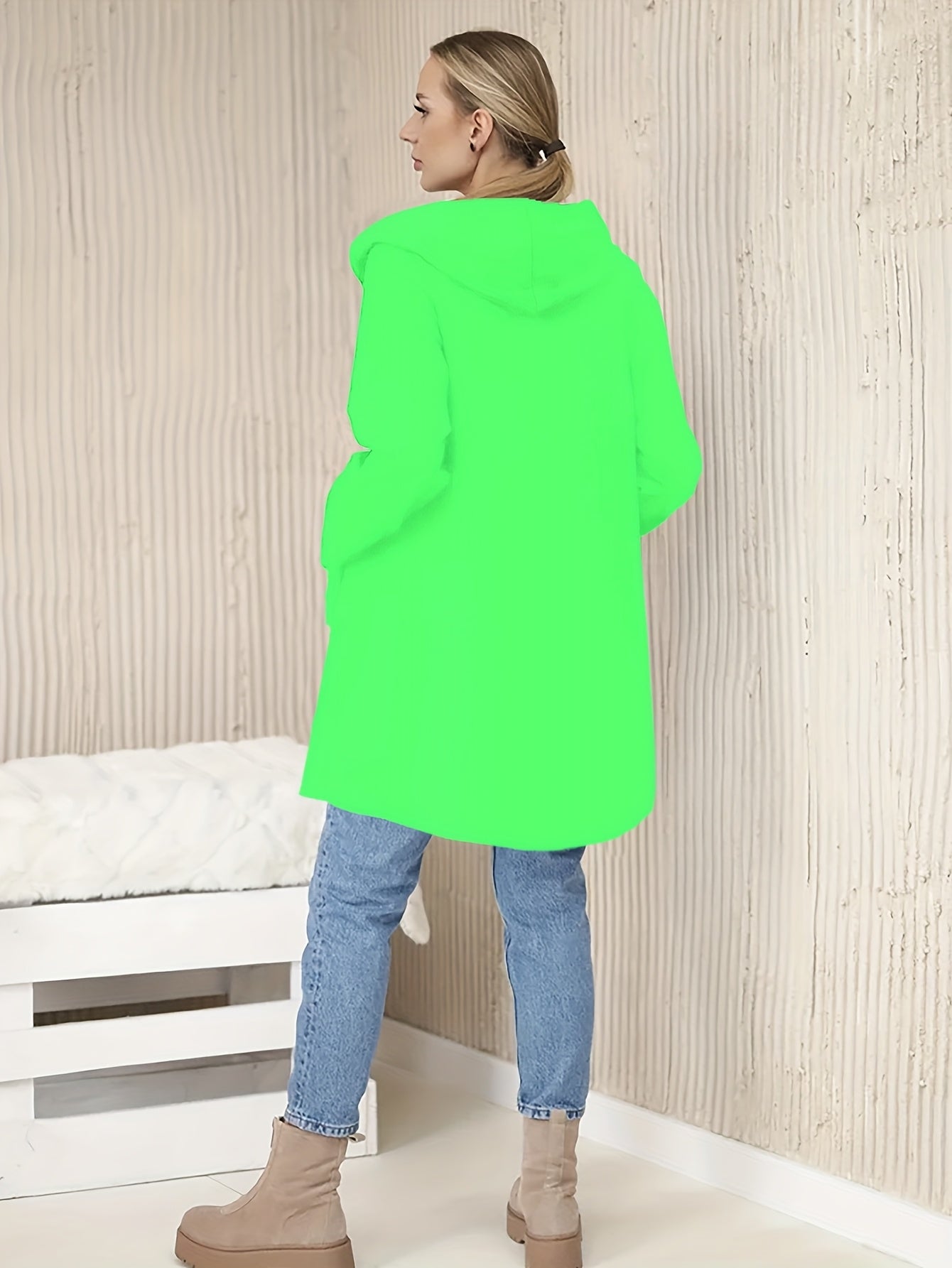 Nicola | Long Sleeve Hooded Zip Jacket