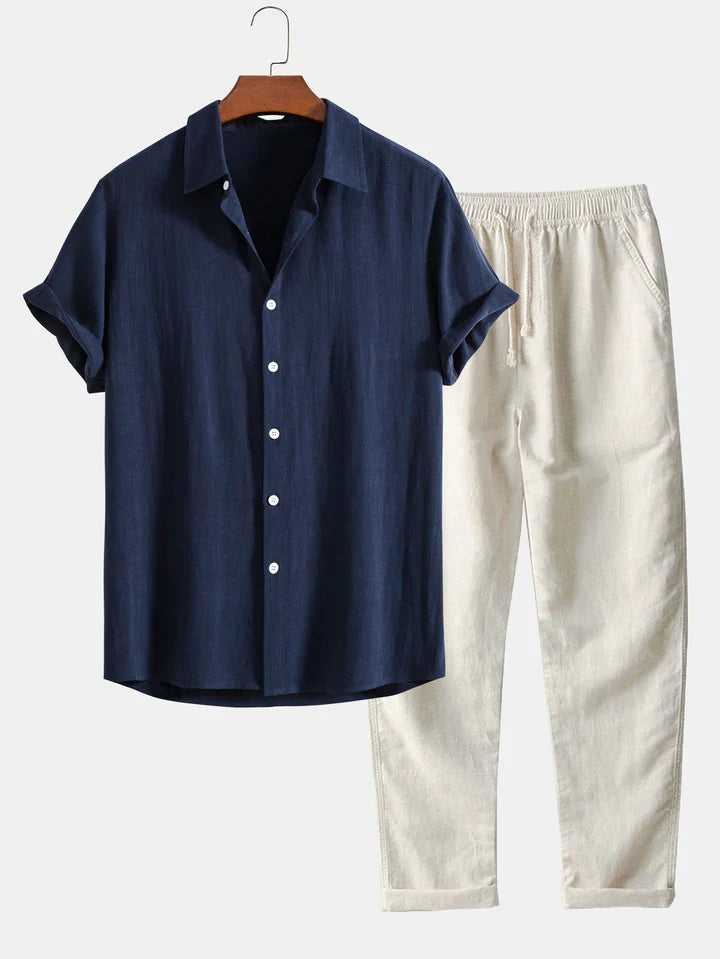 Booker | Short Sleeve Shirt And Trouser Set
