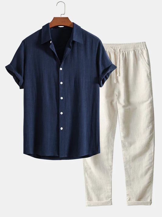 Booker | Short Sleeve Shirt And Trouser Set