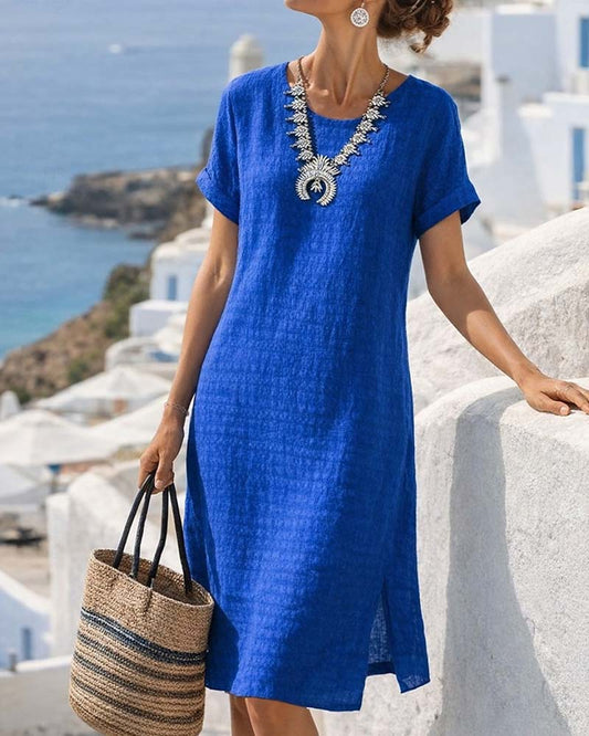 Shanai - Short Sleeve Midi Dress