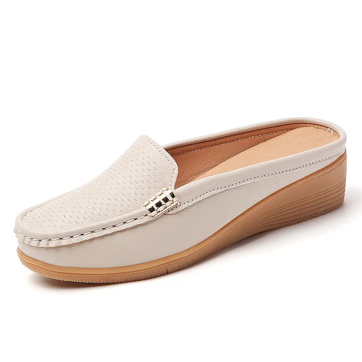 Morgani | Mule Loafers with Wedge Sole