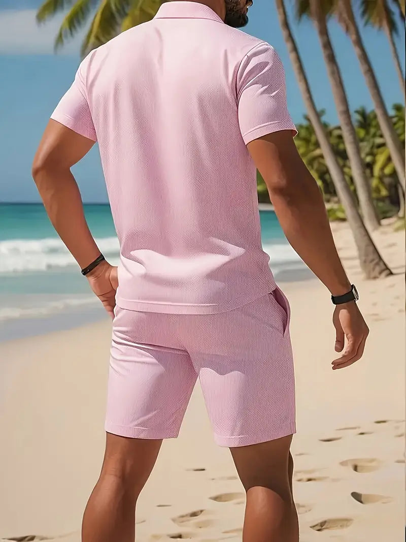 Kelvin | Polo Shirt and Shorts Set