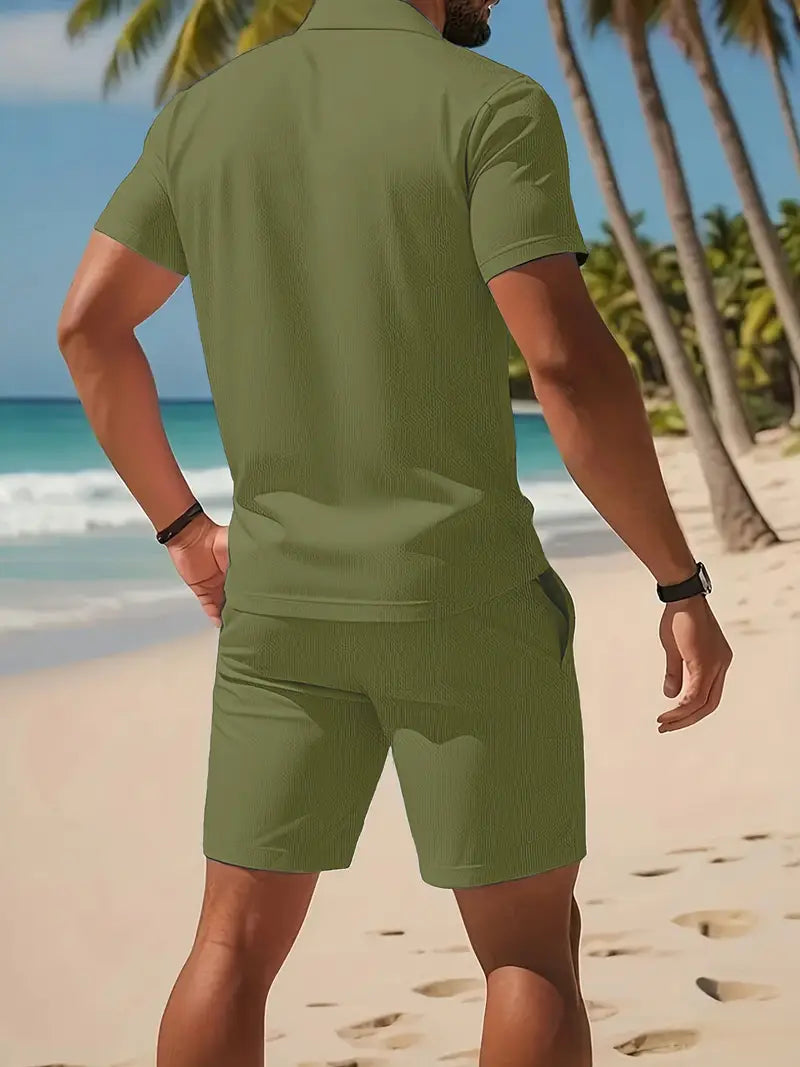 Kelvin | Polo Shirt and Shorts Set