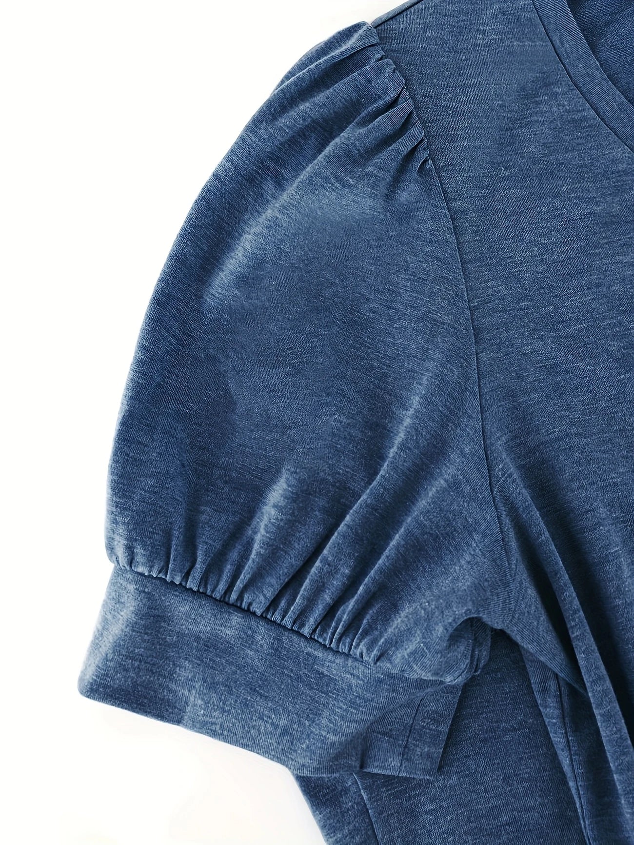 Kizzy | V-Neck Puff Sleeve T-Shirt