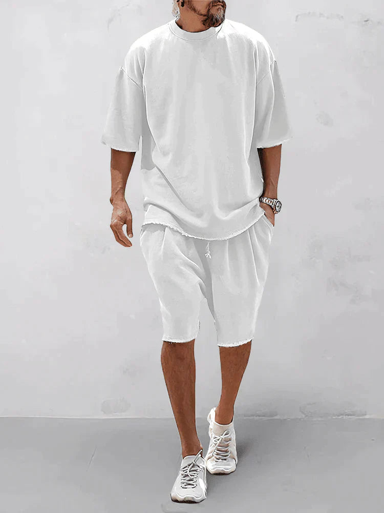 Dumitru | Two Piece T Shirt Shorts Set