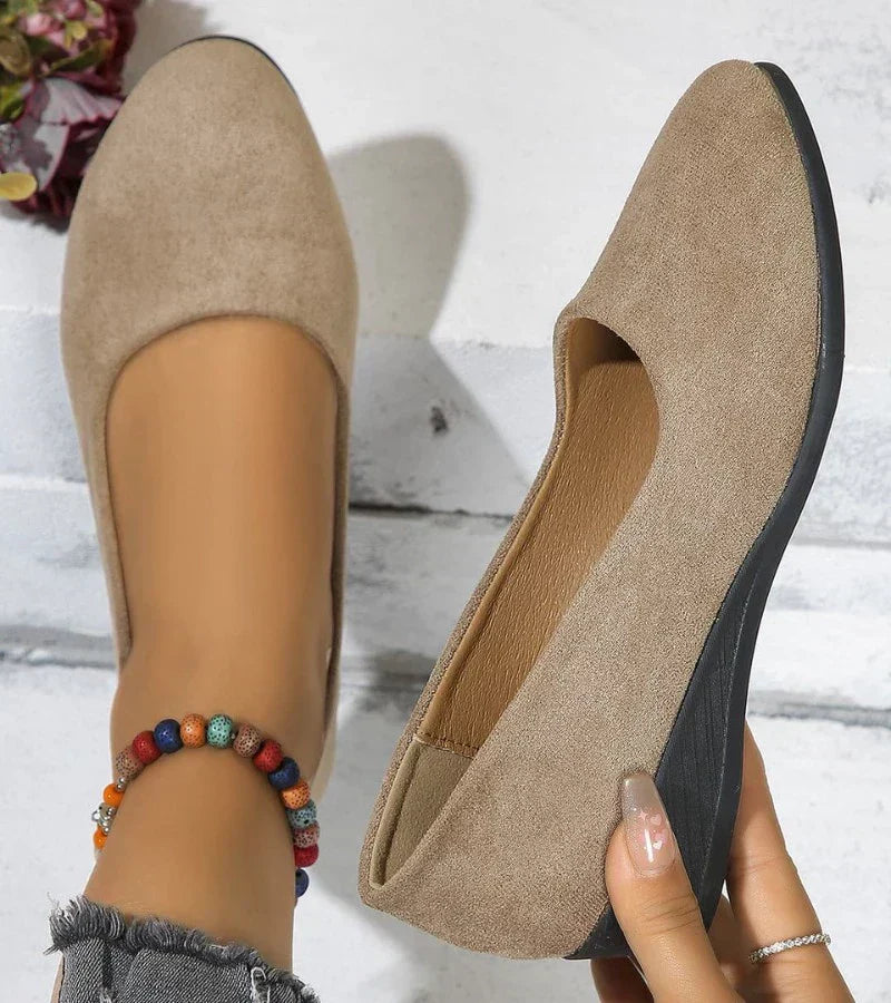 Roxie | Slip On Wedge Flat Shoes